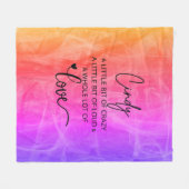 Couverture Polaire Cindy Love (Devant (Horizontal))