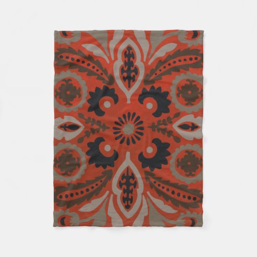 Couverture Polaire Cinnabar Suzani II (Devant)