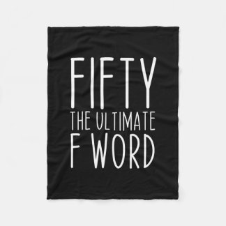 Couverture Polaire Cinquante L'Ultime F Word 50e Anniversaire Drôle