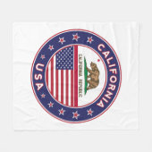 Couverture Polaire circle design, (Devant (Horizontal))