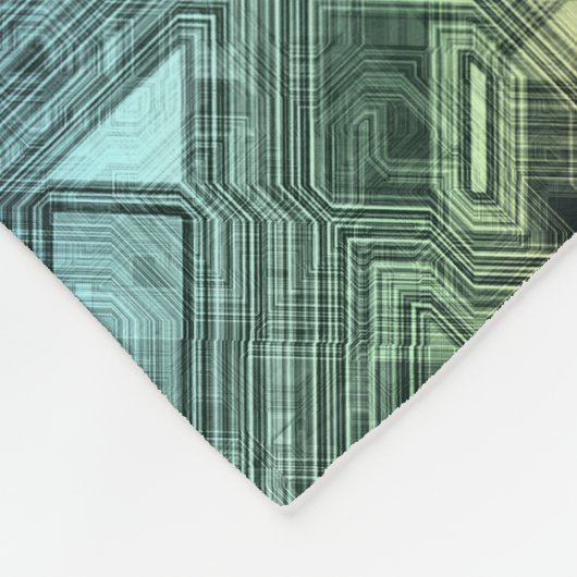 Couverture Polaire circuits de bonbons - citron vert : (Coin)