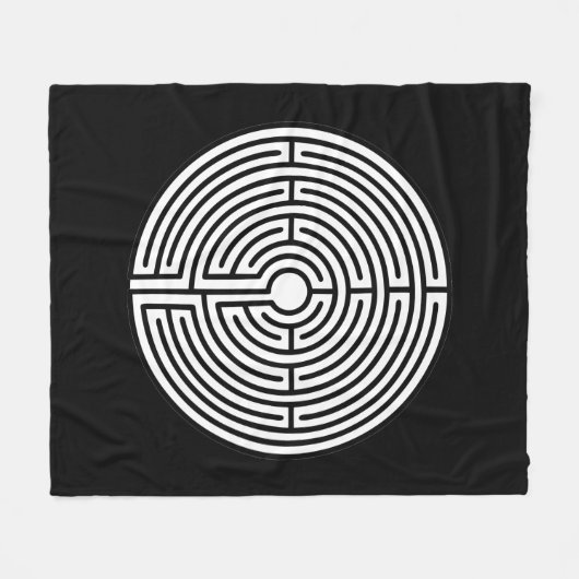 Couverture Polaire Circulaire de Maze (Devant (Horizontal))