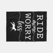 Couverture Polaire Circuler Plus Inquiète Moins Cheval Équitation Équ (Devant (Horizontal))