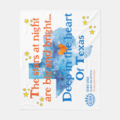 Couverture Polaire CISV Austin Étoiles À La Nuit Grande Blanche (Devant)