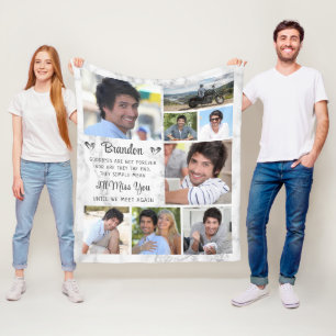 Couverture Polaire Citation commémorative 8 Photo Souvenir Marbre