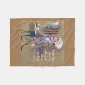 Couverture Polaire Citation d'Alexander Hamilton "Stand For What" (Devant (Horizontal))