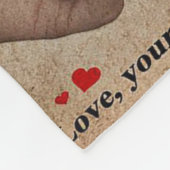 Couverture Polaire Citation d'amour pour amie | Cadeau Décor (Coin)