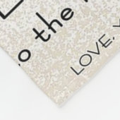 Couverture Polaire Citation d'amour pour amie | Jovely Couple Cadeau (Coin)