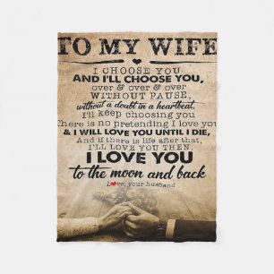 Couverture Polaire Citation D'Amour Pour La Femme Meilleur et parfa