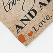 Couverture Polaire Citation d'amour pour petit ami | Drôle cadeau pou (Coin)