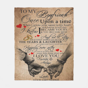 Couverture Polaire Citation d'amour pour petit ami Jovely Quotes Ca