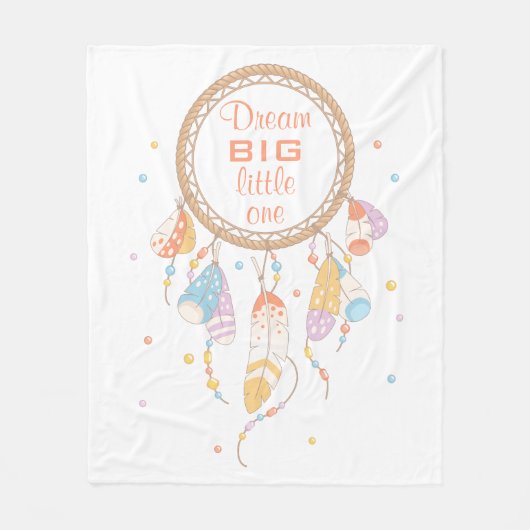 Couverture Polaire Citation de Boho de Dreamcatcher (Devant)