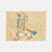 Couverture Polaire Citation de Boho Fox Love (Devant (Horizontal))