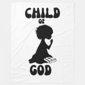 Couverture Polaire Citation De L'Enfant De Dieu (Devant)