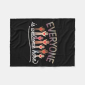 Couverture Polaire Citation De L'Enseignant Idaho Hommes Femmes Tout  (Devant (Horizontal))