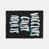 Couverture Polaire Citation de plaisanterie sur les Humours amusants (Devant (Horizontal))