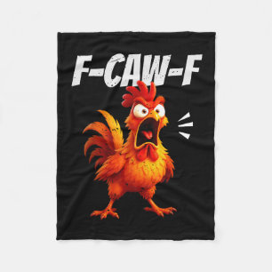 Couverture Polaire Citation de poulet drôle humour de coq dicton homm