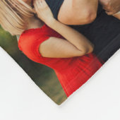 Couverture Polaire Citation de script élégant pour maman 16 Photo Col (Coin)