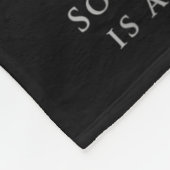 Couverture Polaire Citation de Seneca "acte de courage" (Coin)
