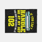 Couverture Polaire Citation Diabétique Amusante Si Vous Ne Pouvez Pas (Devant (Horizontal))