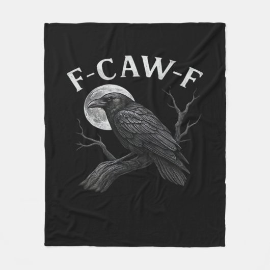 Couverture Polaire Citation drôle F-Caw-F (Devant)
