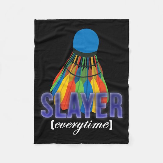 Couverture Polaire Citation du joueur de badminton (Devant)