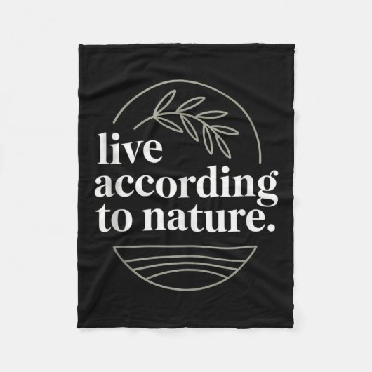 Couverture Polaire Citation du philosophe stoïque Motivation stoïcism (Devant)