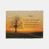 COUVERTURE POLAIRE CITATION FAMILIALE (Devant (Horizontal))