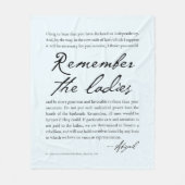 Couverture Polaire Citation féministe les meilleurs cadeaux féministe (Devant)