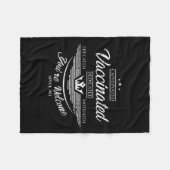 Couverture Polaire Citation Graphique sur les Humours amusants vaccin (Devant (Horizontal))