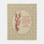 Couverture Polaire Citation Inspirationnelle Juste Pour Aujourd'Hui (Devant)