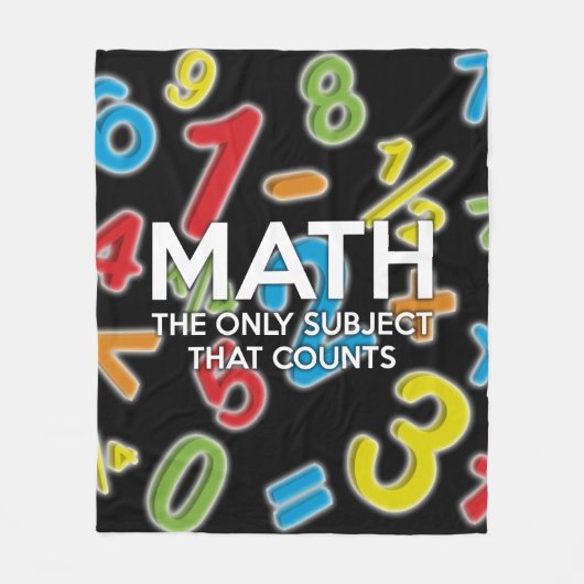 Couverture Polaire Citation Math Cool Modern Funny Dire (Devant)