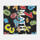 Couverture Polaire Citation Math Cool Modern Funny Dire (Devant (Horizontal))