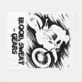 Couverture Polaire Citation Motocross Sport Motorcycle Racing Citatio (Devant (Horizontal))