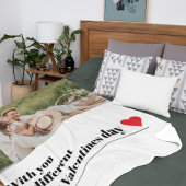 Couverture Polaire Citation romantique branchée | Valentines