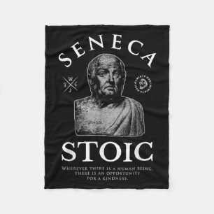 Couverture Polaire Citation Seneca "Opportunité Pour Une Sainteté"