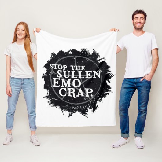 Couverture Polaire Citation surnaturelle "Emo" (En situation)