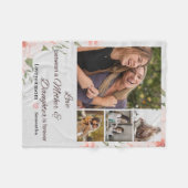 Couverture Polaire Citations de la mère maman moderne 4 Photo Collage (Devant (Horizontal))