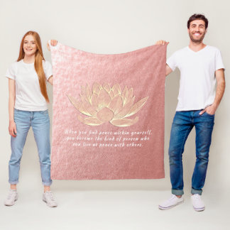 Couverture Polaire Citations de l'instructeur de méditation du Lotus 
