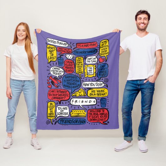 Couverture Polaire Citations FRIENDS™ (En situation)