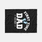 Couverture Polaire Citations grand-père | First Time Papa 2022 (Devant (Horizontal))