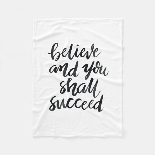 Couverture Polaire Citations inspirées : Croyez et vous réussira (Devant)