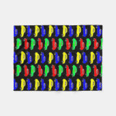 Couverture Polaire Citroen 2 CV Motif à carreaux (Devant (Horizontal))