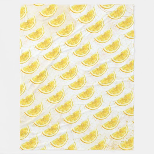 Couverture Polaire Citron (Devant)