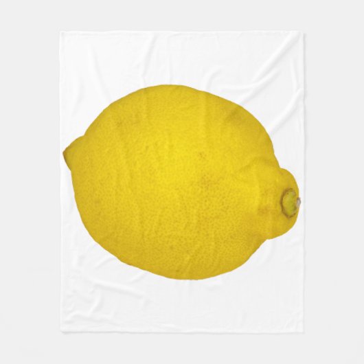 Couverture Polaire Citron (Devant)