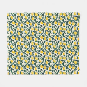 Couverture Polaire Citron jaune clair méditerranéen