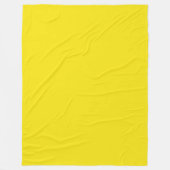 Couverture Polaire Citron Luxe (Devant)
