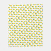 Couverture Polaire Citron simple (Devant)