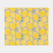Couverture Polaire Citrons (Devant (Horizontal))