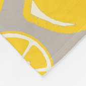 Couverture Polaire Citrons (Coin)